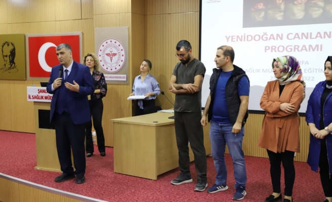 Urfa'da sağlık çalışanlarına yenidoğan canlandırma eğitimi verildi