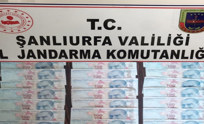 Eyyübiye’de bir evde çok sayıda sahte para ele geçirildi