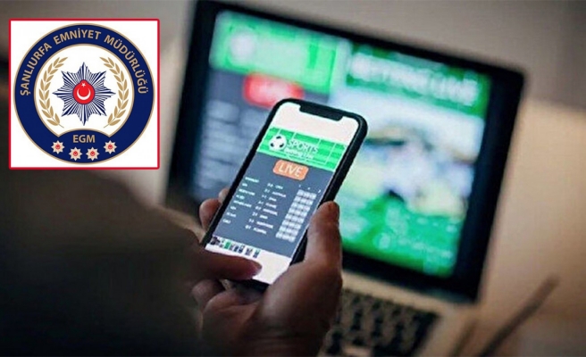 Urfa’da yasa dışı bahis operasyonu! 5 gözaltı