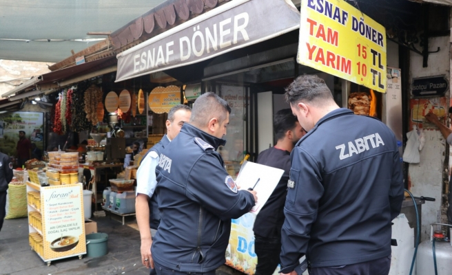 Büyükşehir zabıtasından tarihi bölgede denetim!