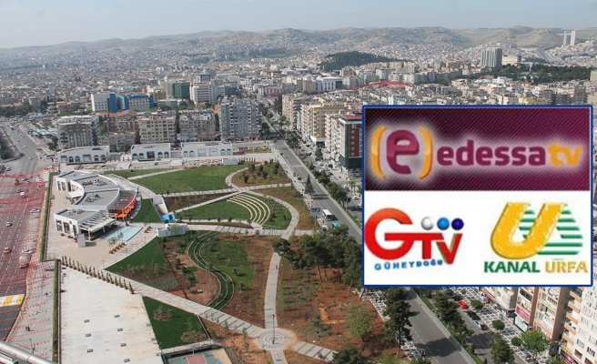 Şanlıurfa'da yerel televizyonların ekranları karardı