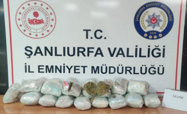 Urfa’nın üç haftalık uyuşturucu bilançosu açıklandı