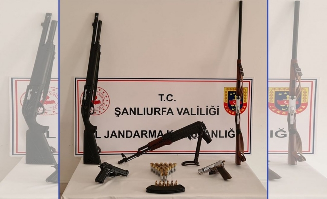 Urfa’da jandarmadan silah kaçakçılarına operasyon: 5 Gözaltı