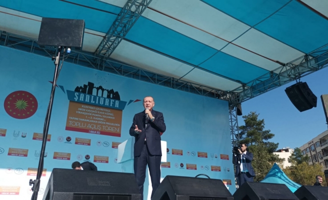 Cumhurbaşkanı Erdoğan Şanlıurfa’da konuşuyor