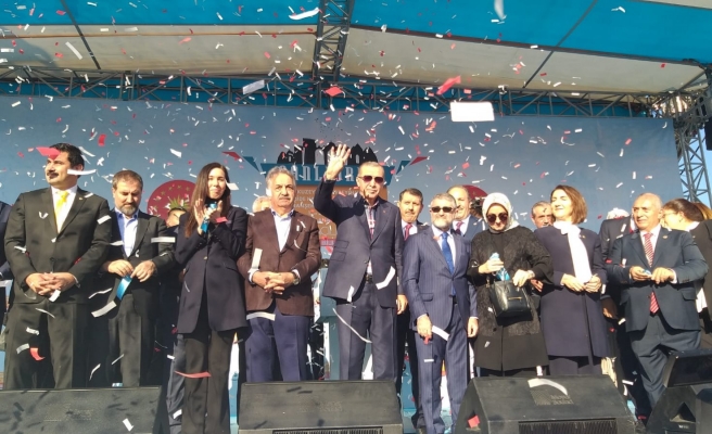 Cumhurbaşkanı Erdoğan Urfa'da  12 milyar TL’lik 532 projenin açılışını yaptı