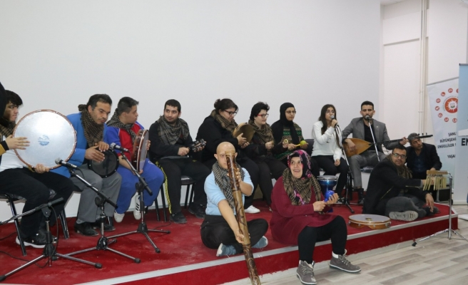 Urfa’da engelli bireyler konser düzenledi