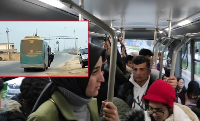 Kısas otobüsleri tıka basa dolu