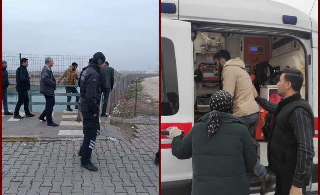 Urfa’da köprüye çıktı, görevliler ikna edince vazgeçti