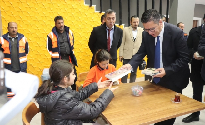 Halfeti’de Millet Kıraathanesi hizmete sunuldu