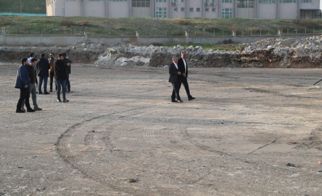 Başkan Kuş: İlçenin en büyük spor tesisi olacak