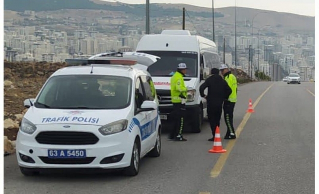 Urfa’da trafik ekiplerince binlerce sürücüye ceza kesildi