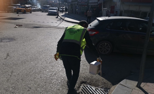 Viranşehir Belediyesi ilçede larva ilaçlama çalışması yaptı