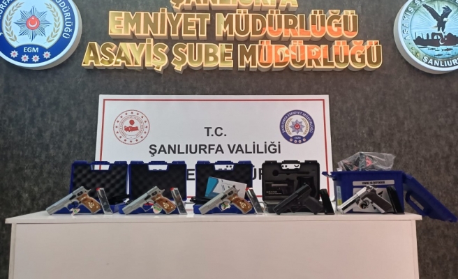 Urfa’da kaçak silah operasyonu: 2 gözaltı