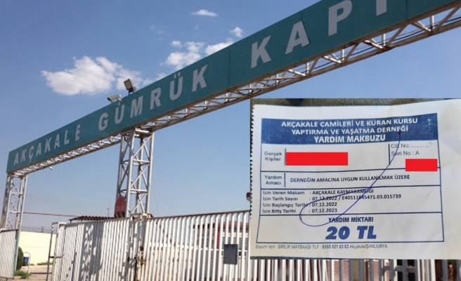 Akçakale Gümrük Kapısı'nda 