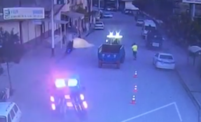 Suruç’ta kaza anı kamerada