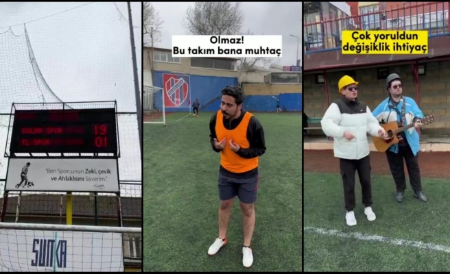 Urfalı fenomenden yeni taklit: Erdoğan halı sahada!