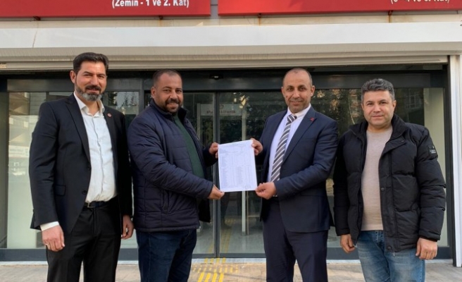 Saadet Partisi Eyyübiye İlçe Başkanı mazbatasını aldı!