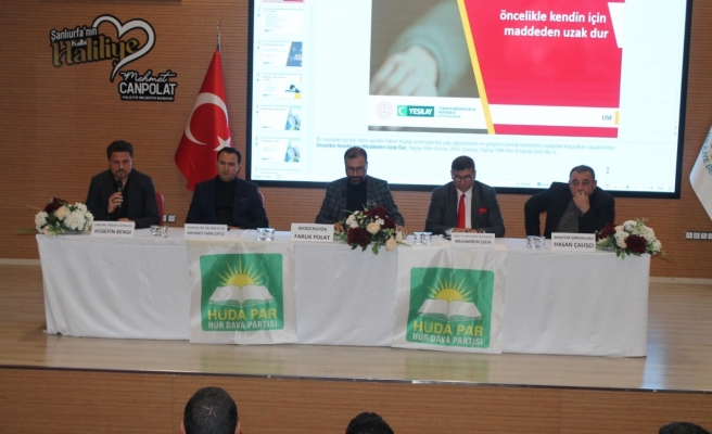 HÜDA PAR’dan madde bağımlılığına yönelik panel