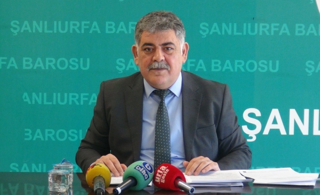 Urfa Barosu'ndan su hakkına erişimle ilgili açıklama