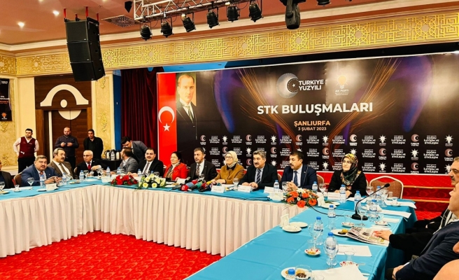 AK Partili isim Urfa’da STK temsilcileriyle buluştu