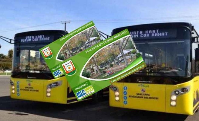 Urfa'da öğrenciler için abonman kart uygulaması! İşte fiyatlar