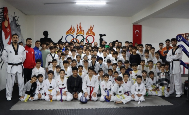 Urfa’da öğrenciler ara tatili sporla yaşadı