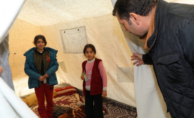 Urfa’da depremzedeler için oluşturulan tahliye noktaları