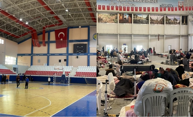 Parklar ve fuar alanı depremzede doldu, Harran Üniversitesi bomboş kaldı!