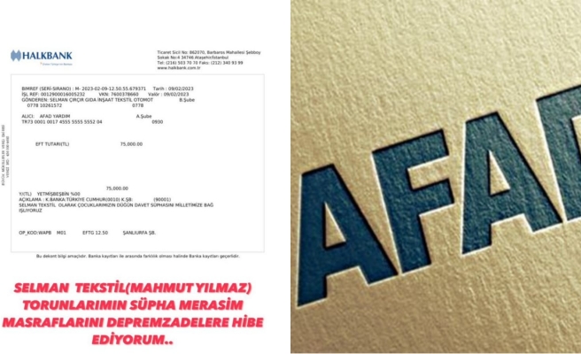 Şanlıurfa’da afetzedelere duygulandıran yardım!