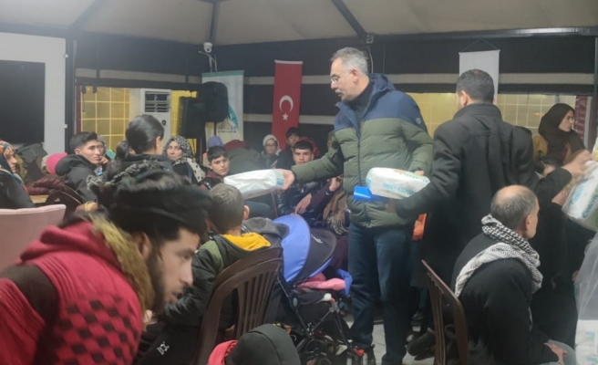 Eyyübiye Belediyesi depremzedelerin yanında olmaya devam ediyor