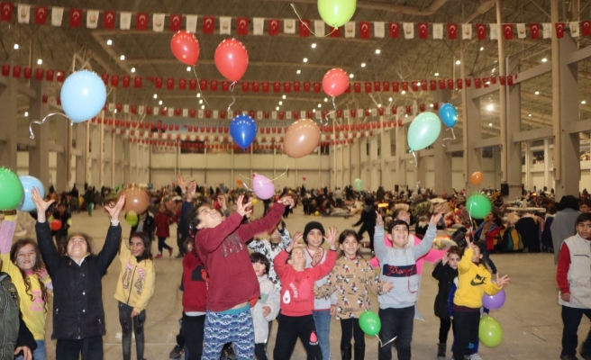 Şanlıurfa’da depremden etkilenen çocuklar için etkinlik