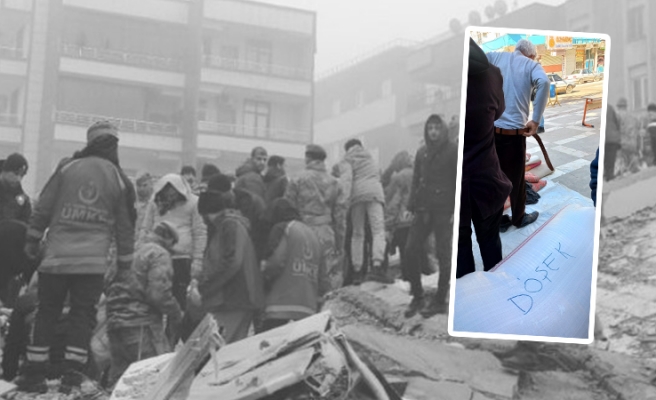 Depremzedeler için üzerindeki elbiseleri göndermeye çalıştı