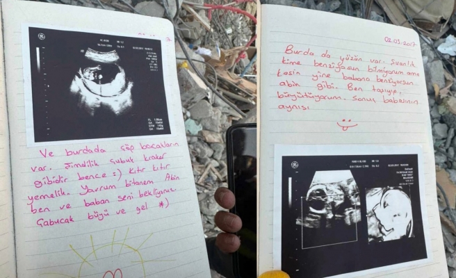 Enkazdan çıkan günlük duygulandırıyor