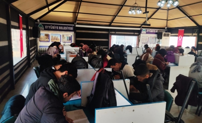 Eyyübiye'de eğitim otağlarında ders başladı