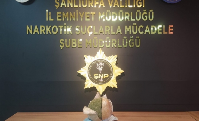 Urfa’da otobüste 2 kilo uyuşturucu madde ele geçirildi