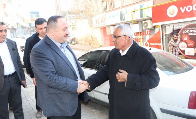 Salih Ekinci esnafı ziyaret ederek geçmiş olsun dileklerini iletti