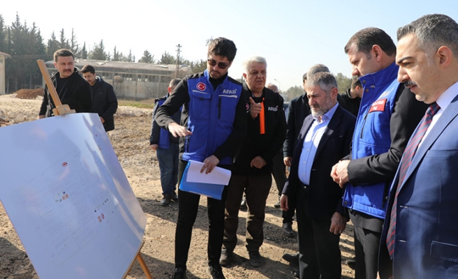 Şanlıurfa’da depremzedeler için konteyner kent yapılıyor