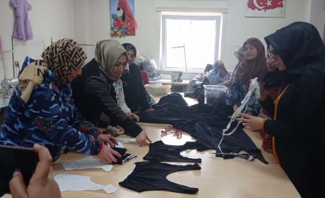 Urfalı kadınlardan komşu ilin depremzedelerine destek