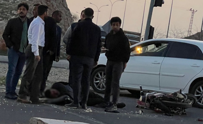 Şanlıurfa'da motosiklet kazası!