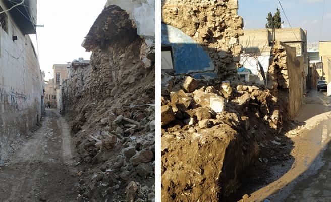 Urfa’da depremde hasar gören tarihi sokaklar onarılıyor