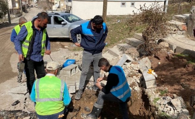ŞUSKİ Adıyaman’da altyapı iyileştirme çalışmalarını sürdürüyor