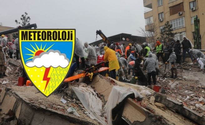 Deprem bölgesinde yarın fırtına bekleniyor