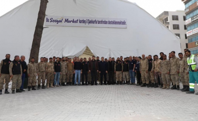 Urfa kardeş il Adıyaman'da sosyal market açıyor