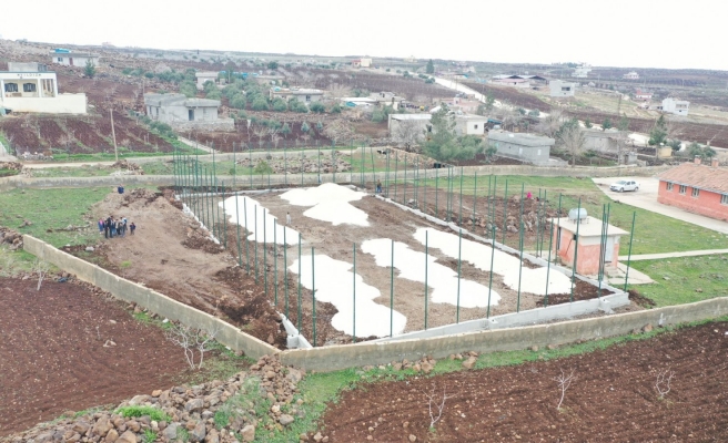 Karaköprü kırsalında spor tesisleri artıyor