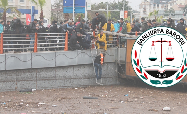 Şanlıurfa Barosu’ndan ‘sel’ açıklaması