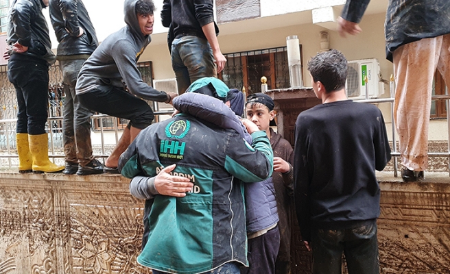 Şanlıurfa İHH selden etkilenenlere destek verdi
