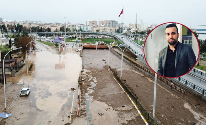 Urfa'da sel felaketinde 4 çocuk babasının acı sonu