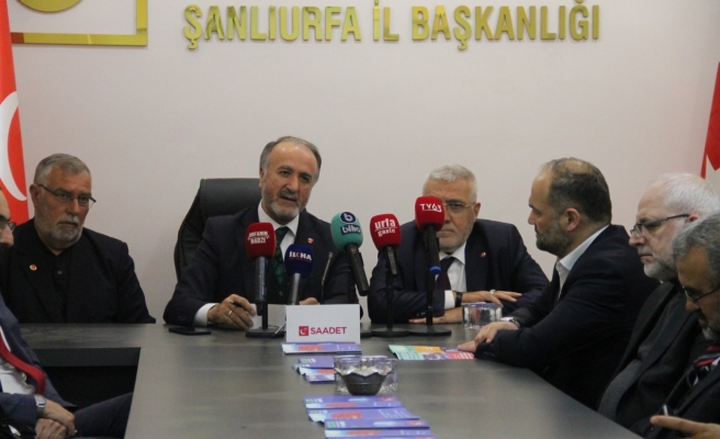 Saadet Partisi heyeti selin vurduğu Urfa’da