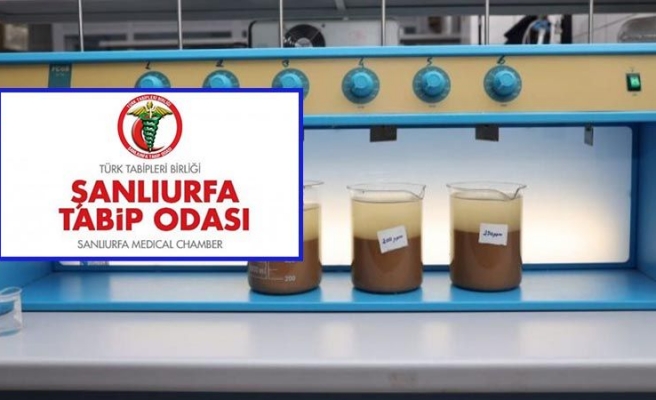 Şanlıurfa Tabip Odası: Suyun kalitesinden ve güvenliğinden endişeliyiz