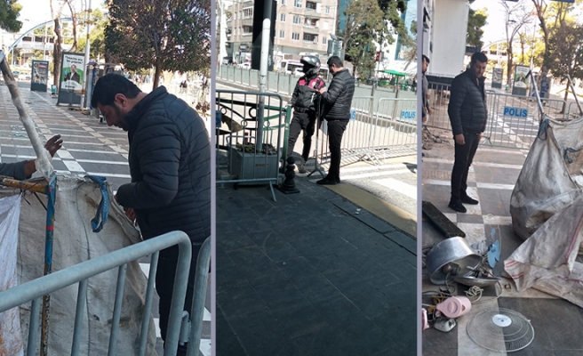 Ağır hasarlı binada hırsızlık yapan çekçekçi suçüstü yakalandı!